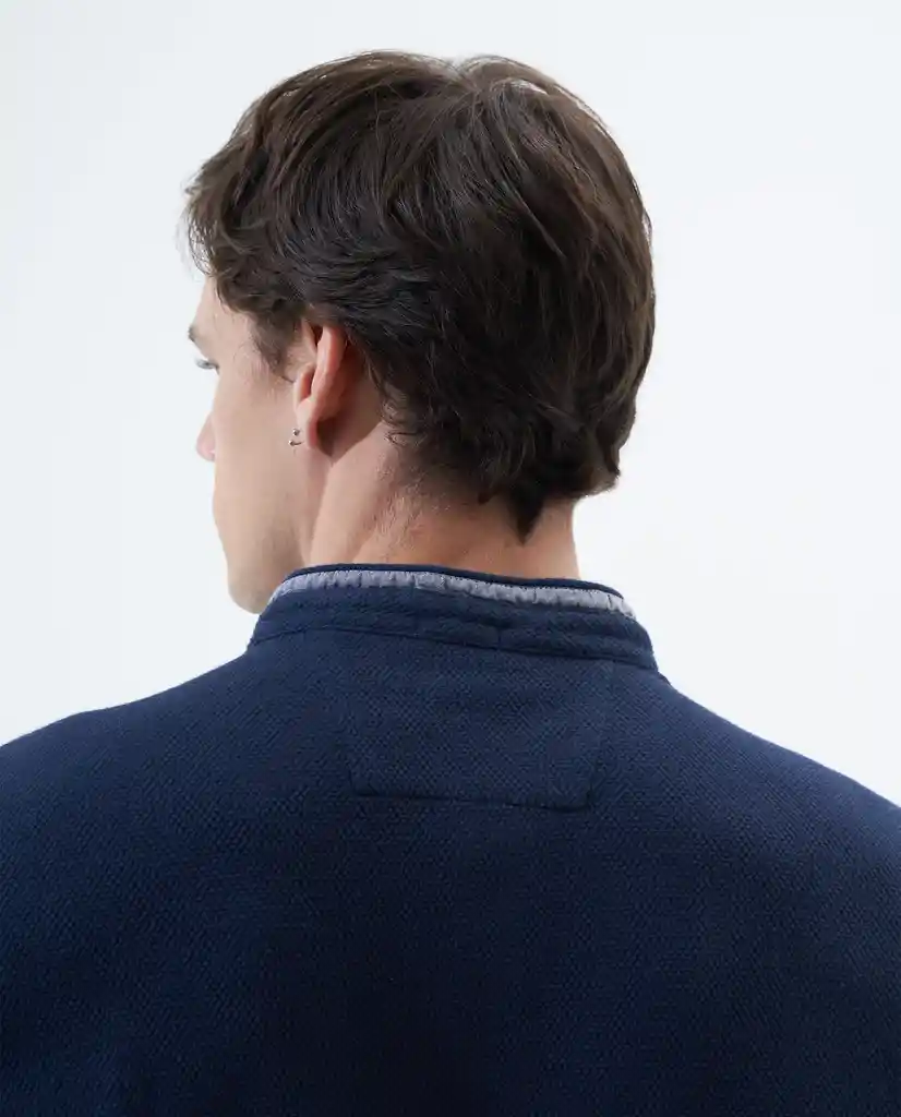 Camisa Polos Hombre Azul Oscuro Talla S 801f009 Americanino