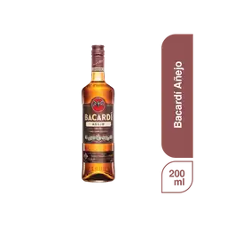 Bacardi Ron Añejo 200 mL