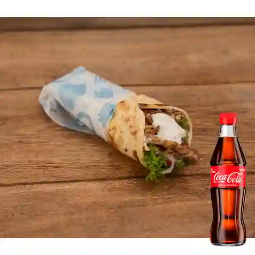 Combo Gyro Pollo + Coca-Cola Sabor Original 300 ml