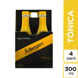 Tónica Schweppes 300ml x 4 Unds