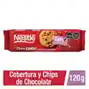 Nestlé Choco Cookies Galleta Cobertura y Chips Chocolate 120 g