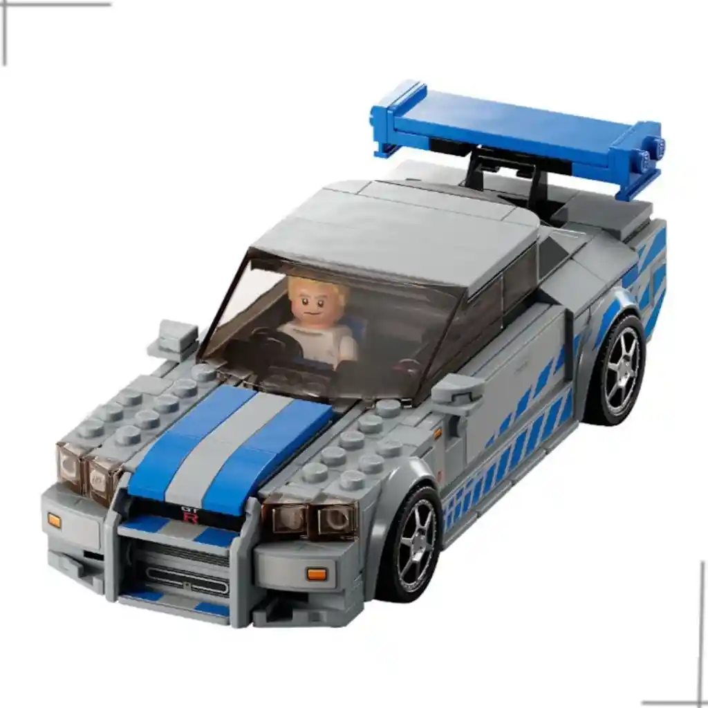 Juguete Nissan Skyline Más Rápido Más Furioso GT-R (R34) Lego