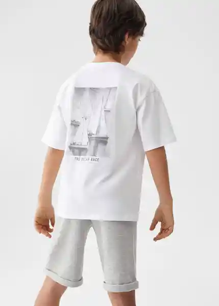 Camiseta Ocean Offwhite Talla 14 Niños Mango