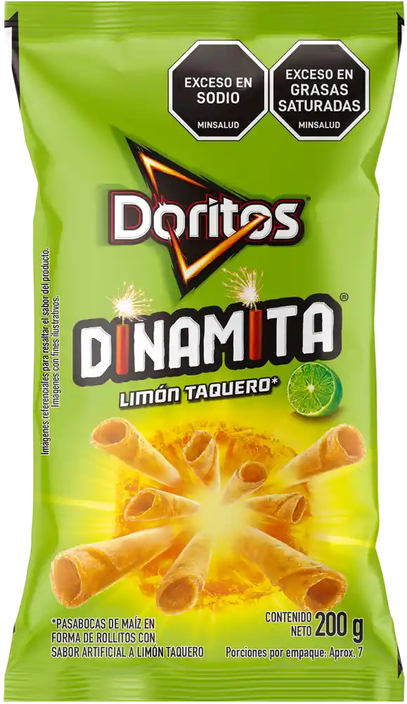 Doritos Snack Dinamita Limon Taquero 200 g