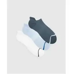 Medias Deportivas Tobilleras Masculino Running Masc X3 Punto Blanco Talla 10-12