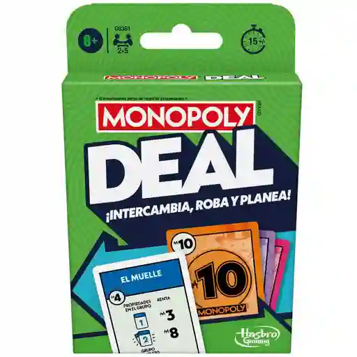 Juego de Mesa Monopoly Deal Hasbro Gaming