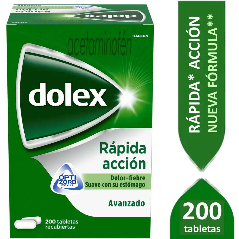 Dolex Rapida Accion Avanzado 500 Mg