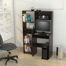 Centro de Computo Color Wengue Inval Ccb6201