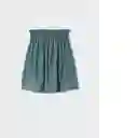 Falda Alpes Verde Talla 10 Niñas Mango