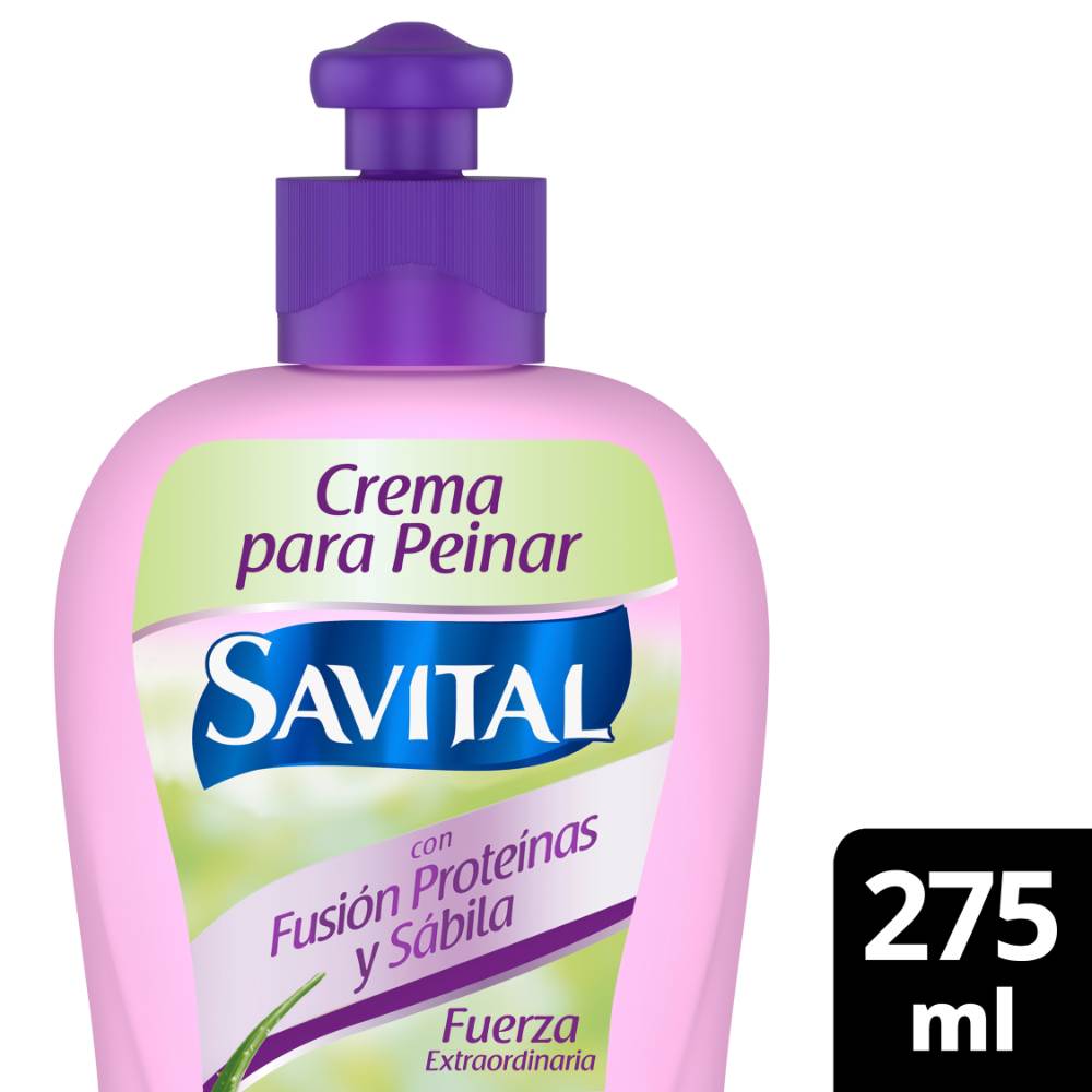 Savital Crema para Peinar con Fusión Proteínas y Sábila 275 ml