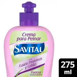 Savital Crema para Peinar con Fusión Proteínas y Sábila 