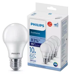 Philips Bombillo Ecohome 10W Luz Fría