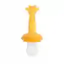 Comedero y Mordedor de Silicona Jirafa Nuby 7113