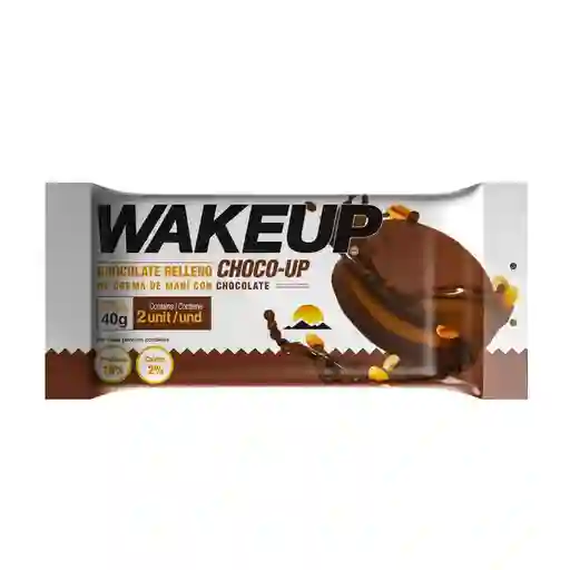 Wakeup Chocolate en Barra Choco-Up Relleno con Crema de Maní