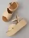 Sandalias Calzado Mujer Beige Talla: 7. 6451109 American Eagle
