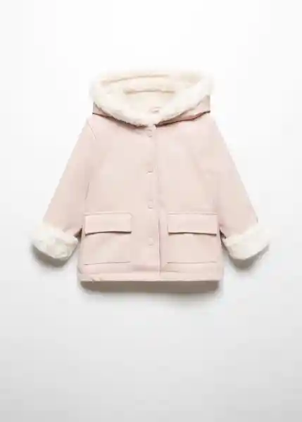Abrigo Snowb5 Rosa Pastel Talla 66 Niña Mango
