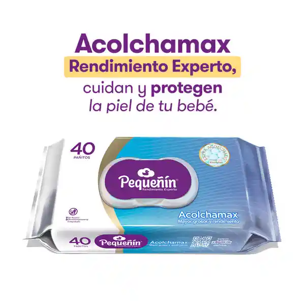 Pañitos Pequenin Húmedos Acolchamax (40 Und)