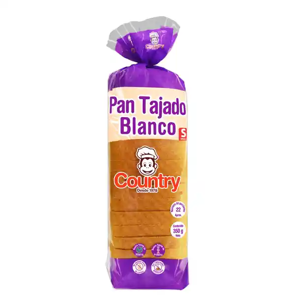 Country Pan Blanco Tajado