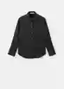 Camisa Ideale Negro Talla 18 Mujer Mango
