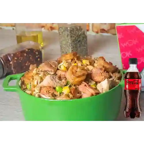 Combo Arroz Especial de Carnes +Cocacola S/az 400ml