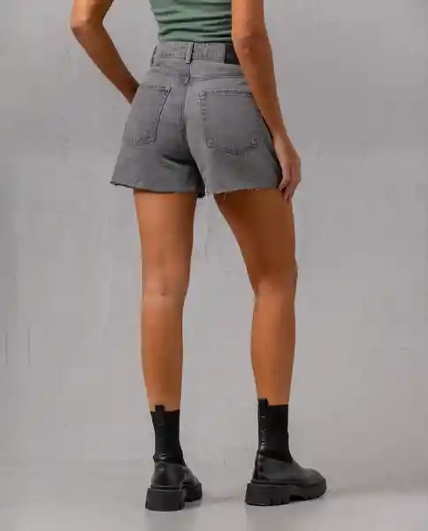 Short Mom Mujer Gris Titanio Medio T 6 75110 Rifle