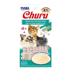 Churu Snack Para Gato Sabor Pollo y Cangrejo