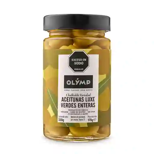 Aceitunas Luxe Verdes Enteras Olymp