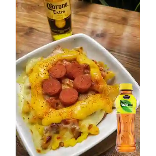 Combo Tasty Papas + Fuze Tea Limón 400ML