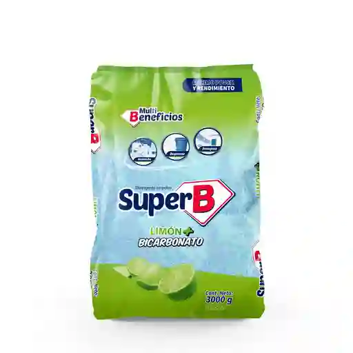 Detergente Polvo Citrico Super B Detergente Polvo Citrico (3000 Gr)