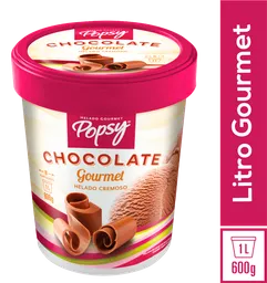 Popsy Helado Cremoso Gourmet de Chocolate