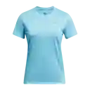 Under Armour Camiseta Tech Ssc Twist Azul Para Mujer Talla LG