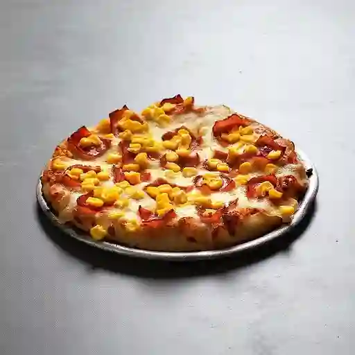 Pizza de Jamón y Maíz Familiar