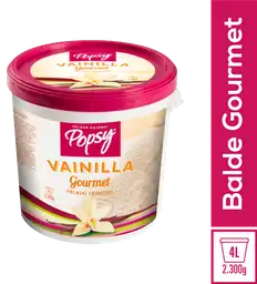 Popsy Helado Cremoso Gourmet Sabor a Vainilla