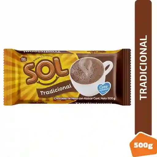 Sol Chocolate de Mesa Tradicional 500 g