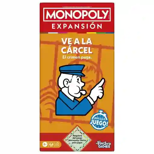 Juego de Mesa Monopoly Expansión Ve a La Cárcel Hasbro Gaming