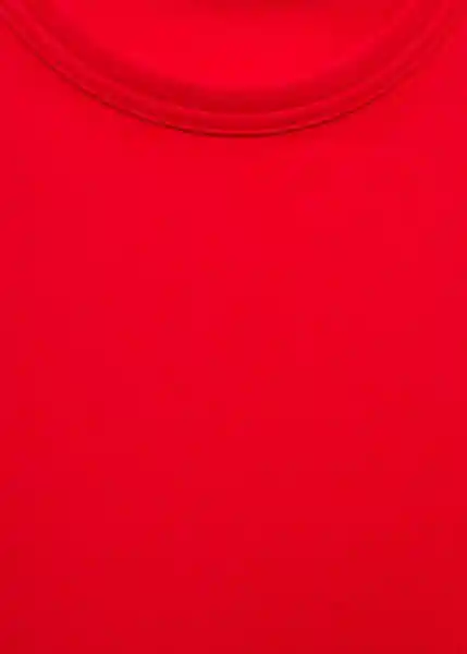 Camiseta Rita Rojo Talla S Mujer Mango