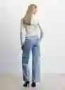 Pantalón Jean Maddy Tejano Medio Talla 40 Mujer Mango