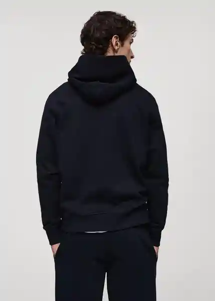 Buzo Sudadera Bono Navy Talla L Hombre Mango