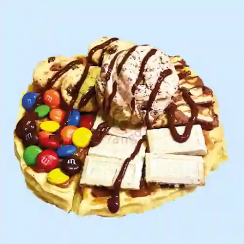 Waffle Fusión de Chocolate