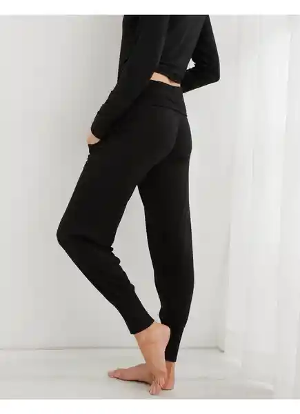 Pantalón de Pijama Aerie Negro Talla X-SMALL American Eagle