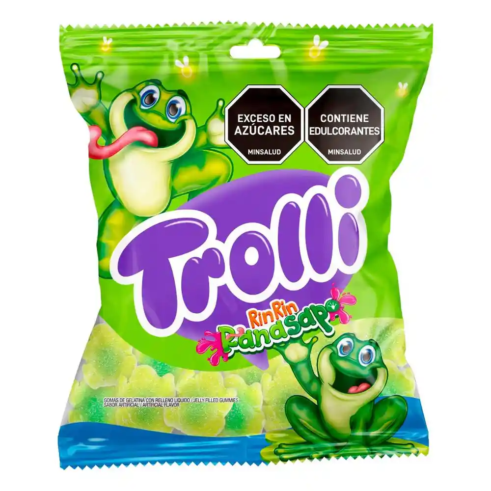 Gomas Gelatina Ranas Rellenas Sabor Trolli