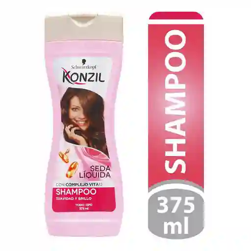 Konzil Shampoo Suavidad y Brillo Seda Líquida