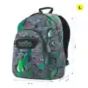 Morral Juvenil Porta Pc 14" Acuarela Gris