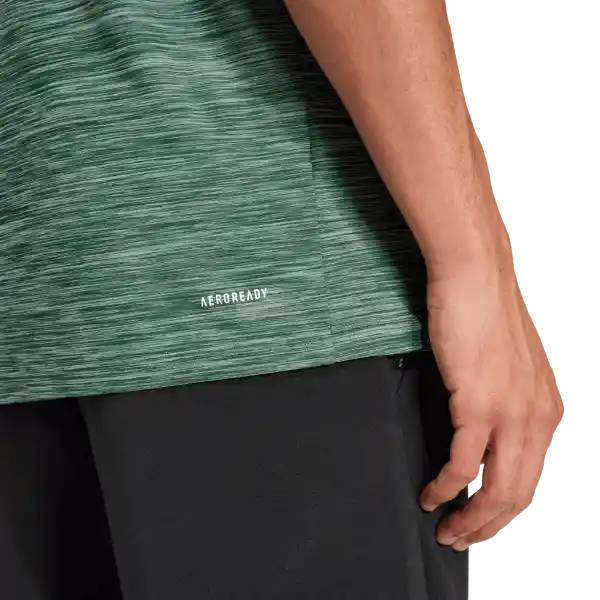 Adidas Camiseta Manga Corta Tr-Es Stretch T Hombre Verde T XL