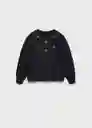 Buzo Sudadera Noir Negro Talla 10 Niñas Mango