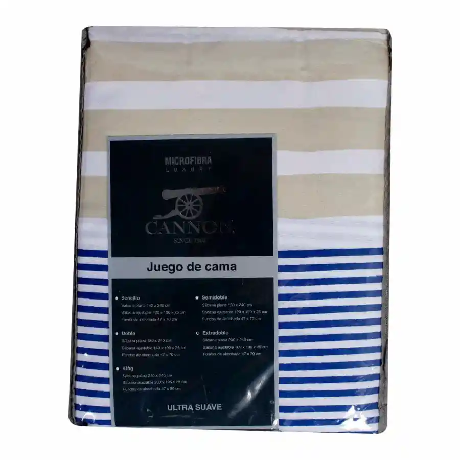 Jgo Sabana Cannon Extdob 100%pol Naot Az