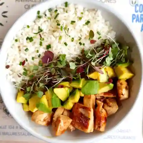 Bowl de Pollo en Salsa Miel