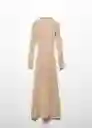 Vestido Princess Camel Talla 18 Mujer Mango