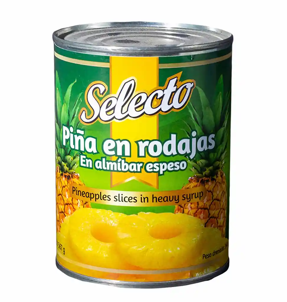 Selecto Chef Snack Piña en Rodajas 565 g