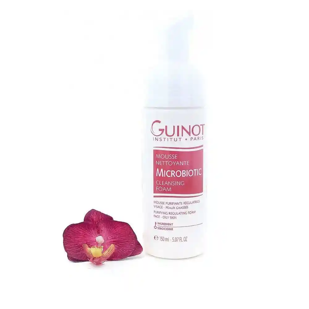 Espuma Limpiadora Facial Guinot Microbiotic Frasco